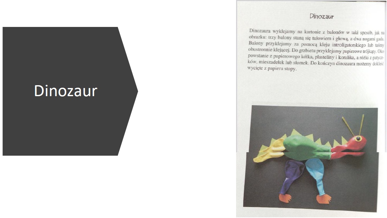 Dinozaur praca plastyczna z instrukcją wykonania