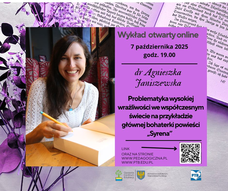 wykład dr Agnieszki Janiszewskiej